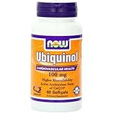 Now Foods Ubiquinol 100mg, Soft-gels, 60-Count