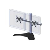 Ergotech Dual Horizontal LCD Monitor Arm Desk Stand (100-D16-B02)