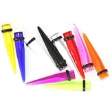 (KEEP YOU) エキスパンダー 拡張器 UVアクリル カラー色々5/32インチ(12mm) 2.クリア