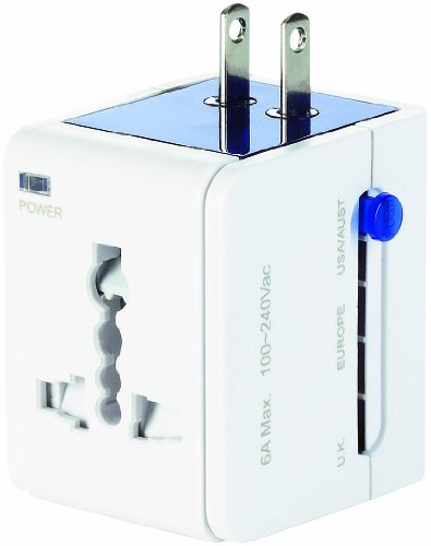 Travel Smart by Conair All-in-One Adapter with Built-in USB Port