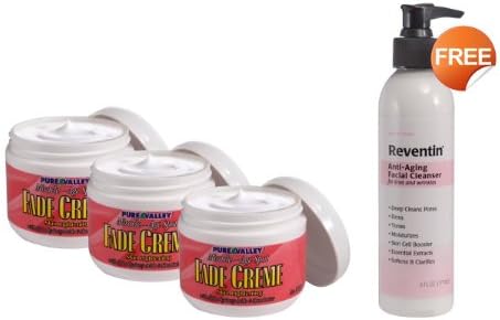 Save $$$! Set of 3 Medicated Age Spot Fade Crème, Plus Free Anti-aging Facial Cleanser