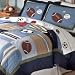 All State Boys Sports Quilt Set in Full/Queen Size - 100 Percent Cotton Boys Bedding