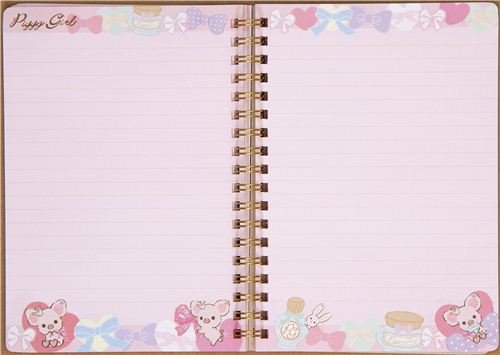 Imagen 3 de Cuaderno de Anilla de la cerdita Piggy Girl con perfume