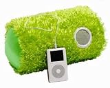 Green Plush Speaker Pillow, Column, iPod, MP3, Anything with a headphone jack