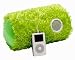 Green Plush Speaker Pillow, Column, iPod, MP3, Anything with a headphone jack