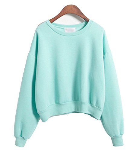 [CASA ROSADA] ライトグリーン スウェット トレーナー 長袖 オリジナルブレスレットセット