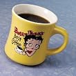 Betty Boop Yellow Coffee Perks You Up Mug