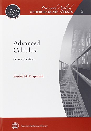 advanced calculus pure and applied undergraduate texts the sally series