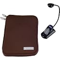 Kindle 2 Neoprene Sleeve Case Cover (Chocolate) with Mighty Bright XtraFlex Reading Light