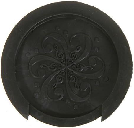 MUSEUNLIMITED Printing Guitar Sound Hole Cover Block Plug Screeching Halt for 40"/41" EQ Acoustic Guitar Soundhole Cover Black Guitar Parts &amp; Accessories