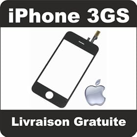 Vitre Tactile compatible pour Iphone 3GS + stiker