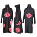 Dream2Reality Japanese Anime Naruto Cosplay Costume -Akatsuki Organization Cloak 3nd Ver Simplified