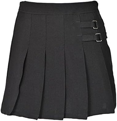 French Toast Big Girls' Two Tab Pleated Skirt