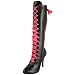 Bordello by Pleaser Women's Tempt-125 Lace Up Boot