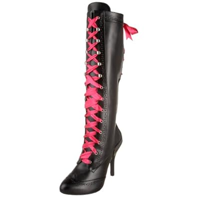 Bordello By Pleaser Women's Tempt-125 Lace Up Boot