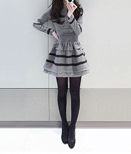 formanism ガーリー レース パイピング ワンピース レディース