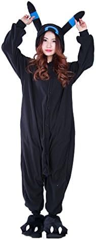 Magydre Valentine Winter Pajamas Pokemon Umbreon Cosplay Costumes Adult Funny Onesie Outfit M