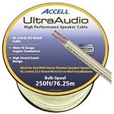 Accell B109B-250F UltraAudio Speaker Cable, 16-Gauge CL3-rated 250ft / 75m