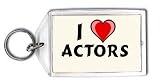 I love Actors Keychain