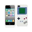 Nintendo Game Boy Gameboy Silicone Case For iPhone 4 4G WHITE