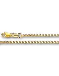 14K Yellow Gold Gourmette Chain (Width 1.5mm)