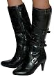 SEXY DESIGNER STIEFEL IN SCHWARZ GR:37