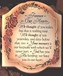 Decorative Wooden Block Inspirational Wall Plaque, Art - Forever in our Heart: Poetry on Wood Collection