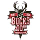 Milwaukee Bucks 40th Anniversary Logo Patch