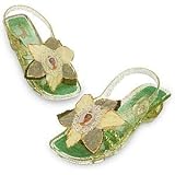 Disney Princess and the Frog, Light-up Princess Tiana Shoes Slippers, for Girls Size 7-8, Great Halloween AccessoryIMAGE