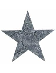 Toy: 3" X 3" Tin Star Cutouts -12 Total Stars for Arts, Crafts and Decorations - Rustic Accents