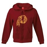 Washington Redskins Women's Red Pro Grade Full Zip Hooded Sweatshirt