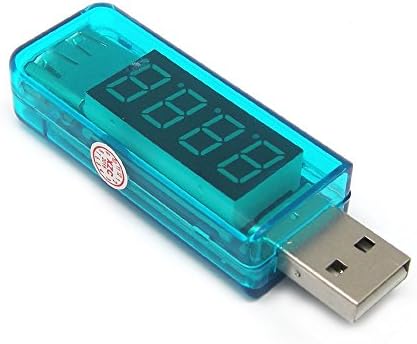 TopStilwell Portable USB Voltage Current Multimeter - USB Power Meter USB Tester Monitor With 2.0/3.0 Amp Volt LED reader
