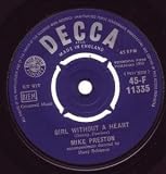 GIRL WITHOUT A HEART 7 INCH (7" 45) UK DECCA 1959