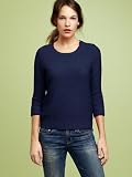 Gap Crewneck Button Shoulder Sweater