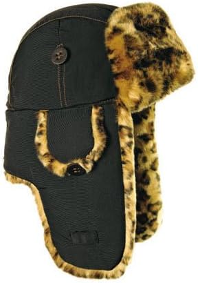 Mad Bomber Original Faux Fur Bomber Cap, Black, Medium