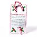 SALE - Candy Canes With Christian History Cards - SALE
