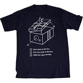 SNL Gift Dick in a Box t-shirt Navy