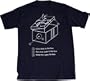 SNL Gift Dick in a Box t-shirt Navy