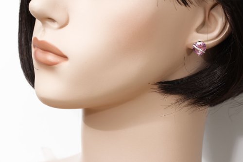 Imagen 3 de goldmaid Fa O836S - Pendientes de mujer de plata de ley con 4 circonitas