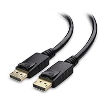 Cable Matters Gold Plated DisplayPort to DisplayPort Cable 6 Feet - 4K Resolution Ready
