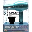 Babyliss Pro 2000 Watt Ceramix Xtreme Dryer - Teal Blue