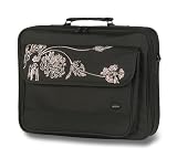 Electronics : Oliepops Black & Pink Limited Edition Laptop Case (Embroidery Range) (Fits 15.4 & 17 inch )