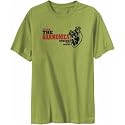 T-Shirt Mens Olive Green " with the Harmonica inside my heart " Instruments