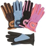 Tough-1 Childs Pony Gloves 6-8 Brn/Choc