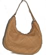 Elliott Lucca Anise Light Tan Leather Woven Hobo
