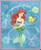Disneys Little Mermaid Fleece Blanket