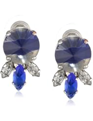 Noir Jewelry Chrysler Circle Stud Earrings