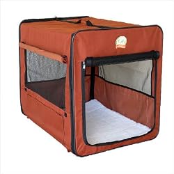 GoPetClub 43" Dog Cat Portable Travel Bed House Pet Folding Crate Cage Kennel AB43