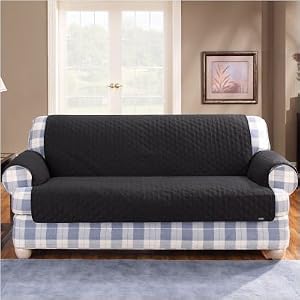 Sure-Fit-Furniture-Friend-Black-Loveseat-Protector