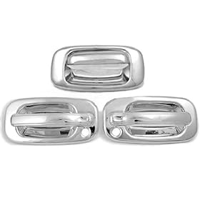Great Decoration Chrome Plated Door Handle Tailgate Cover Trim for 1999-2006... by SUV Tailgate